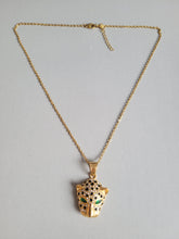 Charger l'image dans la galerie, Collier ras du cou LEOPARD en acier inoxydable - Haute qualité
