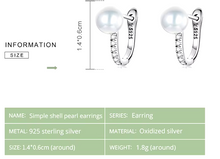 Charger l&#39;image dans la galerie, Boucles d&#39;oreilles NELYA en argent
