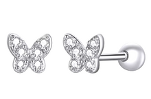 Charger l&#39;image dans la galerie, Boucles d&#39;oreilles CORA en argent
