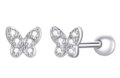 Boucles d'oreilles CORA en argent