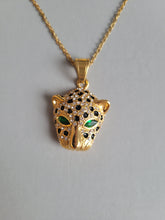 Charger l&#39;image dans la galerie, Collier ras du cou LEOPARD en acier inoxydable - Haute qualité

