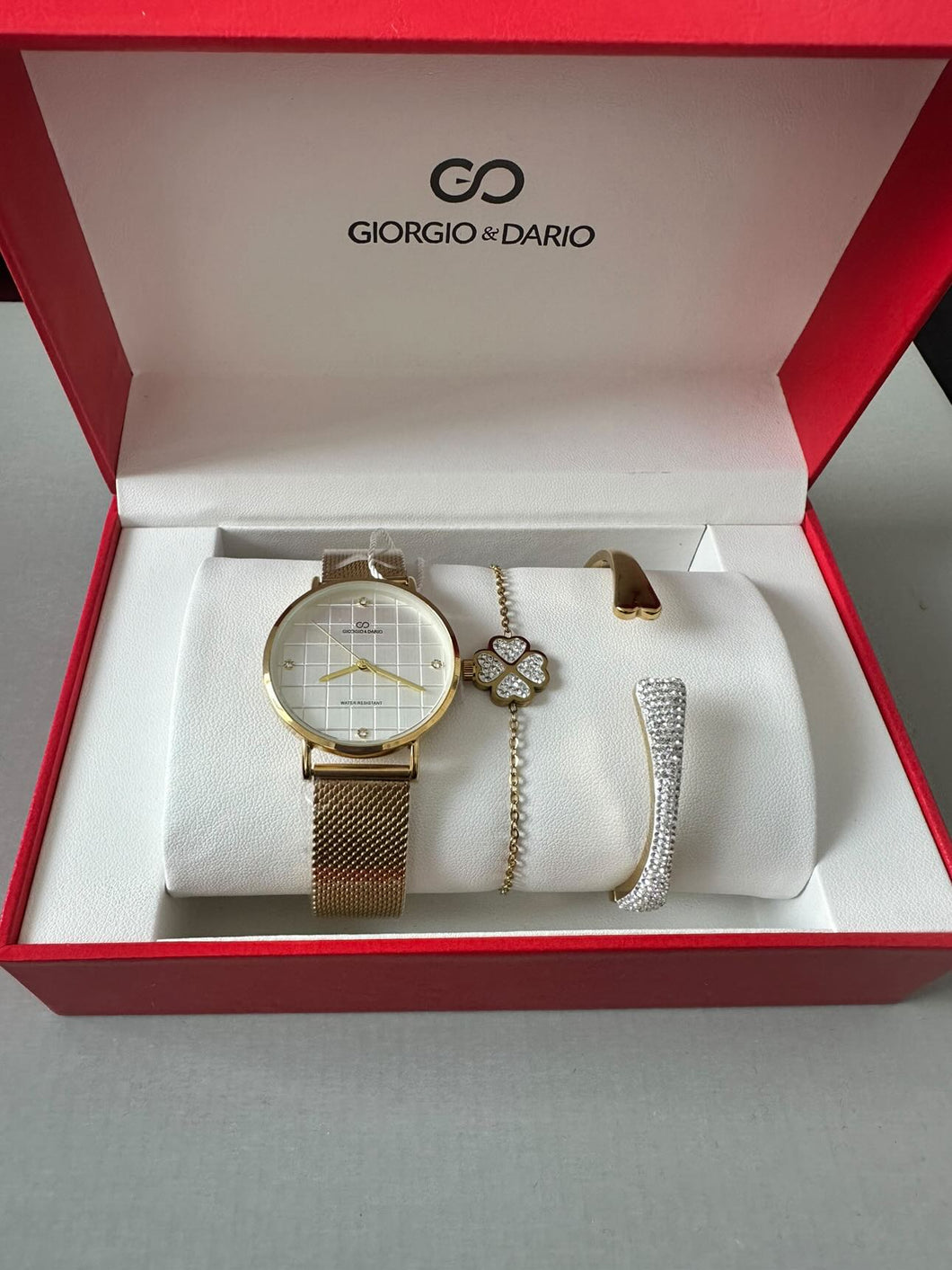 Coffret de bijoux à offrir en acier inoxydable- Haute qualité