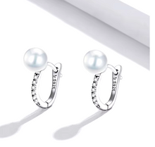 Charger l&#39;image dans la galerie, Boucles d&#39;oreilles NELYA en argent
