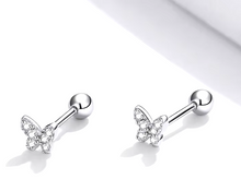Charger l&#39;image dans la galerie, Boucles d&#39;oreilles CORA en argent

