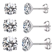 Charger l&#39;image dans la galerie, Boucles d&#39;oreilles MAYAS en argent
