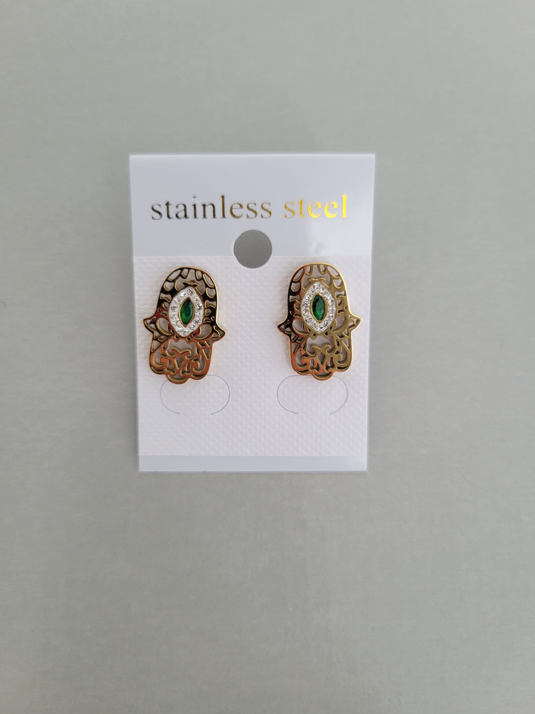 Boucles d'oreilles LAMIAS en acier inoxydable