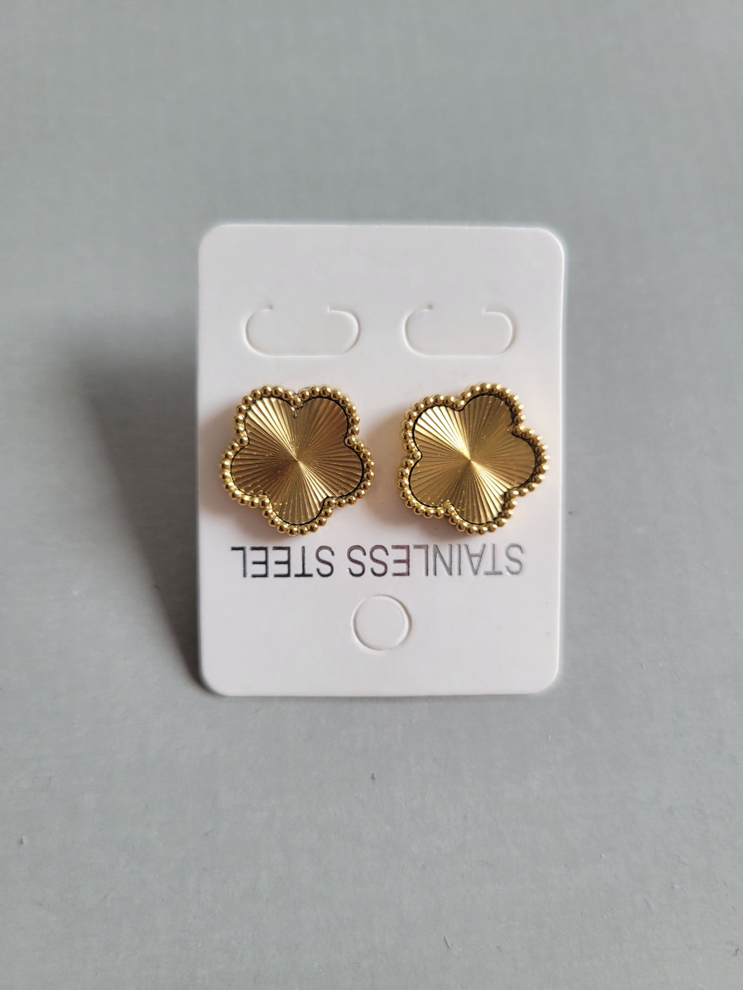 Boucles d'oreilles LYODA en acier inoxydable