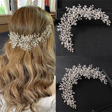 Charger l&#39;image dans la galerie, Bandeaux de cheveux de mariage en cristal , accessoires
