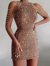 Charger l&#39;image dans la galerie, Mini robe à paillettes
