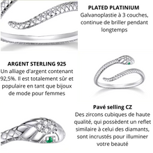Charger l&#39;image dans la galerie, Bague SERPENT en argent
